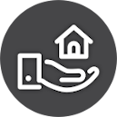 House In Hand Icon
